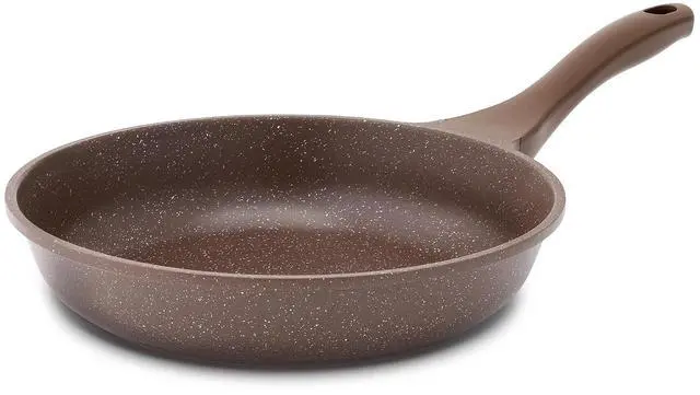 Main image of Nonstick Frying Pan Skillet, Granite Coating Omelette Pan, Healthy Stone Cookware Chef's Pan PFOA Free, Toffee Brown (11 Inch)