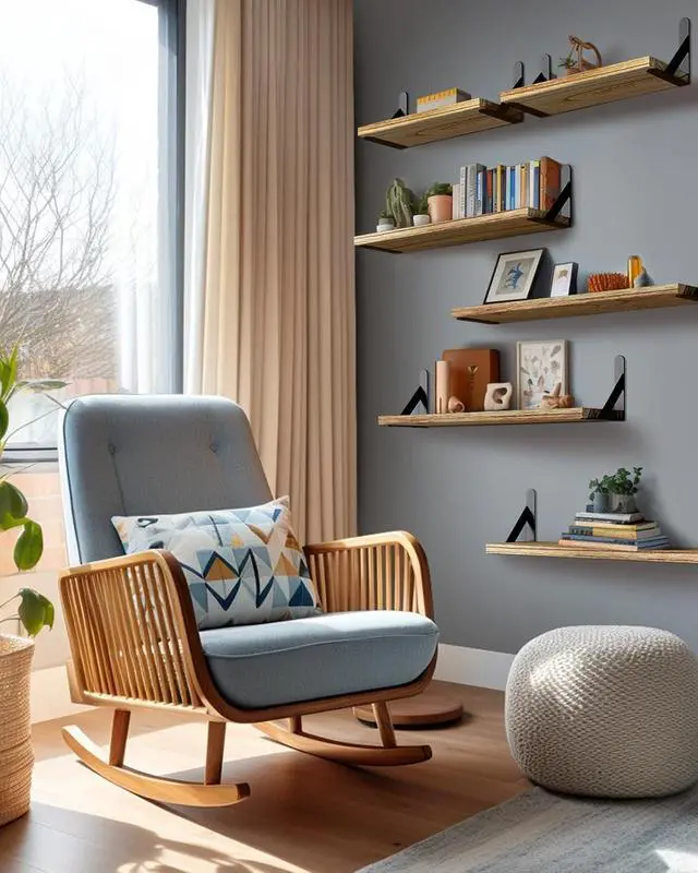 Alt view image 2 of 4 - AMADA HOMEFURNISHING Floating Shelves Bundle with Wall Shelves