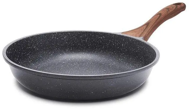 Main image of Nonstick Frying Pan Skillet, Swiss Granite Coating Omelette Pan, Healthy Stone Cookware Chef's Pan, PFOA Free (9.5 Inch)