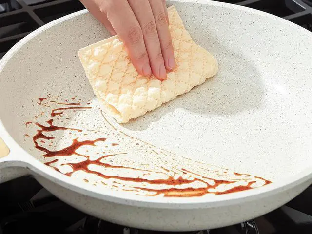 Alt view image 5 of 7 - Nonstick Ceramic Frying Pan Skillet, 9.5 Inch Omelet Pan, Healthy Non Toxic Chef Pan, Induction Compatible Egg Pan with Heat Resistant Handle, PFAS-Free