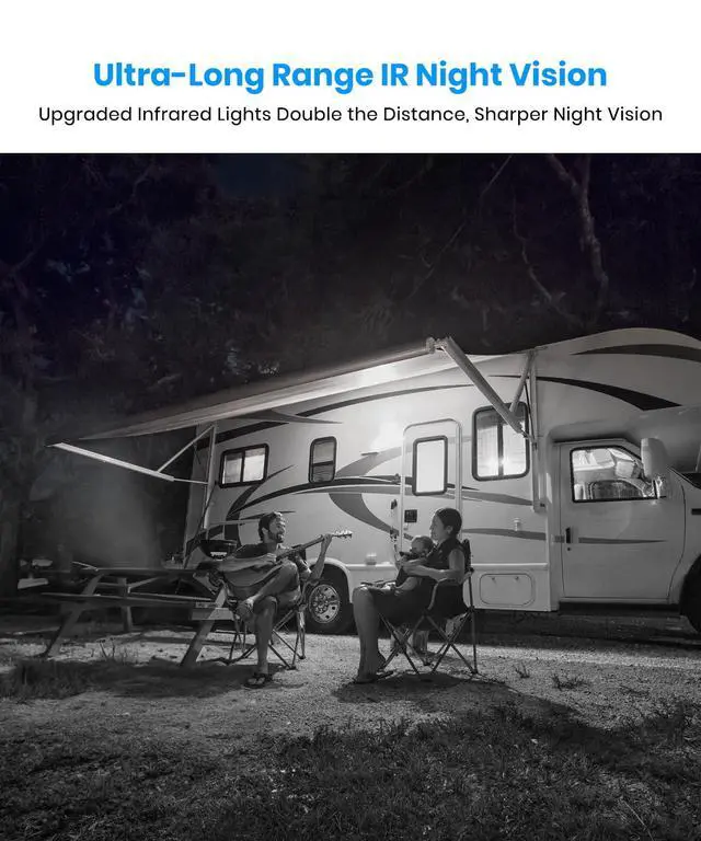Alt view image 6 of 7 - AUTO-VOX Magnetic Wireless Backup Camera, 1080P HD Trucks Camera with IR Night Vision, IP69K Waterproof, Compatible with Solar 4B/S46/S46PRO Monitor, Single Camera for RV, Truck & Trailer(Single Cam)