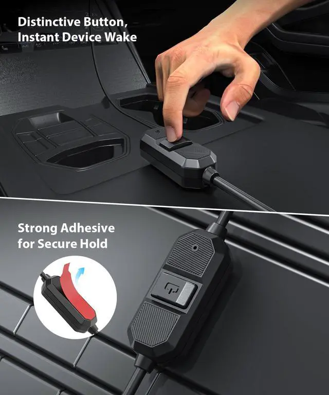 Alt view image 6 of 7 - AUTO-VOX S4B Wireless Backup Camera Bundle: Includes 4PIN USB Cable & S4B CAM, Split-Screen Display, Quick Install, IP69K Waterproof, Ideal for Truck, Trailer, or Car