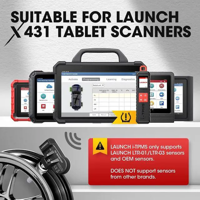Alt view image 7 of 7 - 2026 New LAUNCH X-431 i-TPMS TSGUN Handheld TPMS Service Tool, Relearn, Reset and Program TPMS sensors Work with X-431 Scanner or i-TPMS APP, Supports All 315/433MHz Sensors, Upgrade of TSGUN