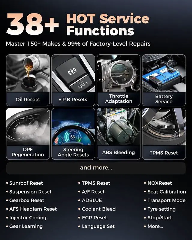 Alt view image 4 of 7 - Launch X431 PROS V 5.0: 2026 Bluetooth Bidirectional Scan Tool with ECU Coding 38+ Reset for All System Car Diagnostic CANFD DOIP OBD2 Scanner 2 Yrs Update, Upgraded of PROS Elite, Same as V+