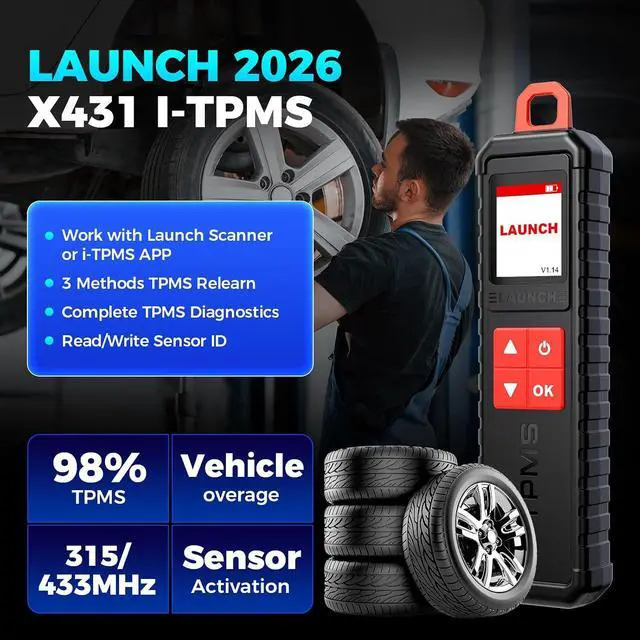 Alt view image 2 of 7 - LAUNCH X431 PRO5 OBD2 Scanner with X431 i-TPMS Tire Pressure Detector Tool