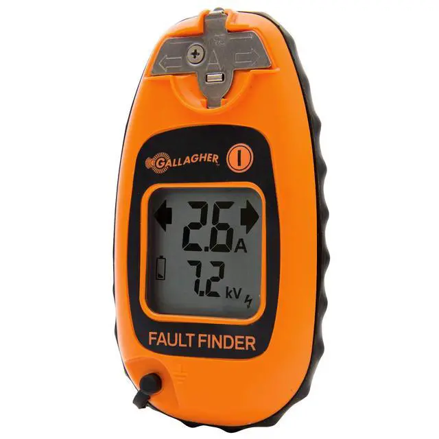 Main image of Gallagher Smartfix Fence Volt & Current Meter | Fault Finder for Electric Fencing | Digital Display with Directional Arrows | Measures Voltage, Amperage & Short Location | Saves Time on Repairs