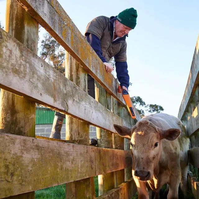 Alt view image 6 of 7 - Gallagher HR0 Handheld EID Tag Reader | Bluetooth Livestock Tag Scanner for FDX and HDX Ear Tags | Connects to Weigh Scales, Smartphones, Excel, and Notepad
