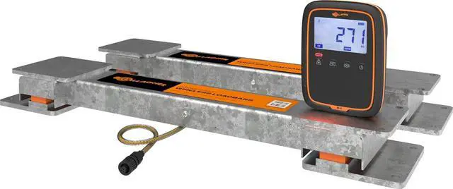 Main image of Gallagher W-0 Livestock Scale Bundle | Includes W-0 Digital Weigh Scale & 11,000 lb Heavy-Duty Load Bars | Portable, Chute-Mount System for Cattle & Livestock