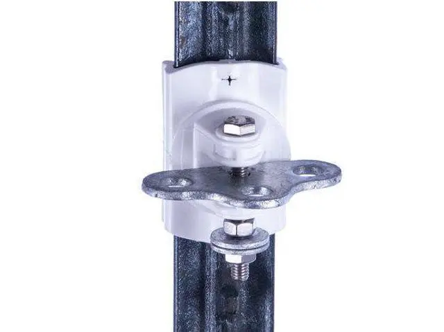 Alt view image 3 of 3 - Gallagher Multi Post 3-Way Gate Anchor | 5 Pack Heavy-Duty Galvanized Gate Anchors for Electric Fence Systems | Secure Up to 3 Gates at Paddock Junctions | Attaches to Posts or Snaps on T-Posts