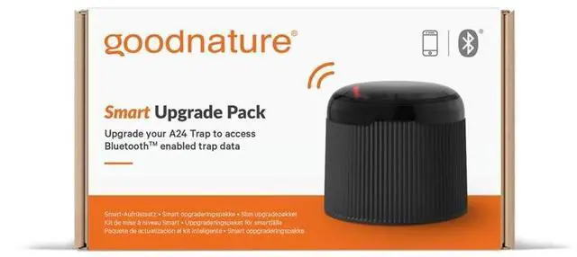 Main image of Goodnature Smart Upgrade Pack, Bluetooth Accessory for the A24 Rat & Mouse Trap, Strike Tracking & Refill Reminders via the App, Includes 6-Month Top Up (Paste Pump + CO Canister)