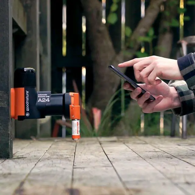 Alt view image 5 of 5 - Goodnature Smart Upgrade Pack, Bluetooth Accessory for the A24 Rat & Mouse Trap, Strike Tracking & Refill Reminders via the App, Includes 6-Month Top Up (Paste Pump + CO Canister)