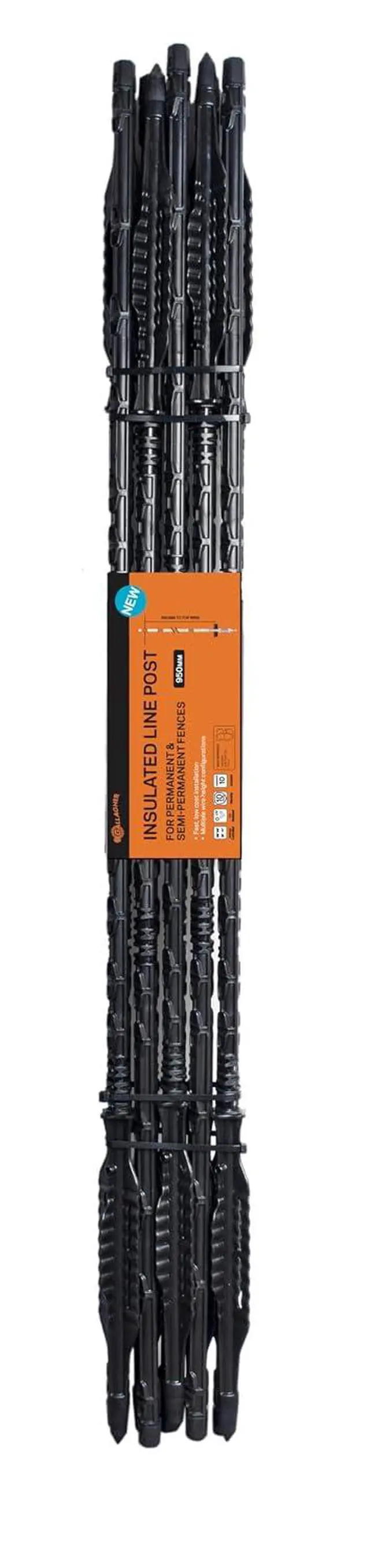 Alt view image 4 of 7 - Gallagher 47" Insulated Line Posts for Permanent or Temporary Electric Fencing | Composite Electric Fence Posts with Fiberglass Core