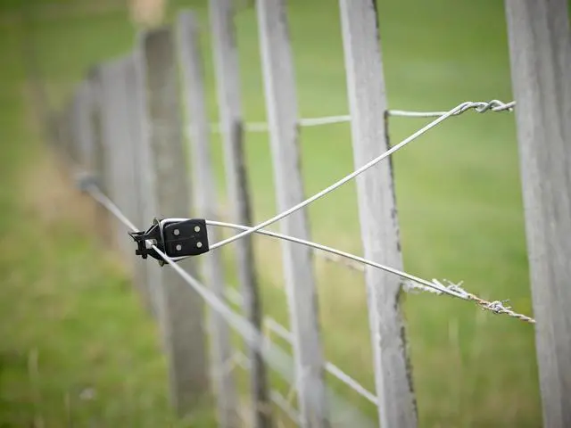 Alt view image 2 of 2 - Gallagher Wire Mounted Pinlock 12 inch Offset Electric Fence Insulators | 10 Pack | Secure Electric Fence Offset Insulators for Existing Wire Fences