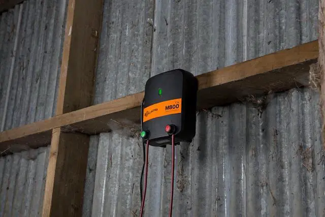 Alt view image 3 of 4 - Gallagher M800 Electric Fence Charger | Powers Up to 90 Miles / 520 Acres of Clean Fence | 8.0 Joule 110v Fence Energizer for Livestock, Pastures, and Wildlife Exclusion