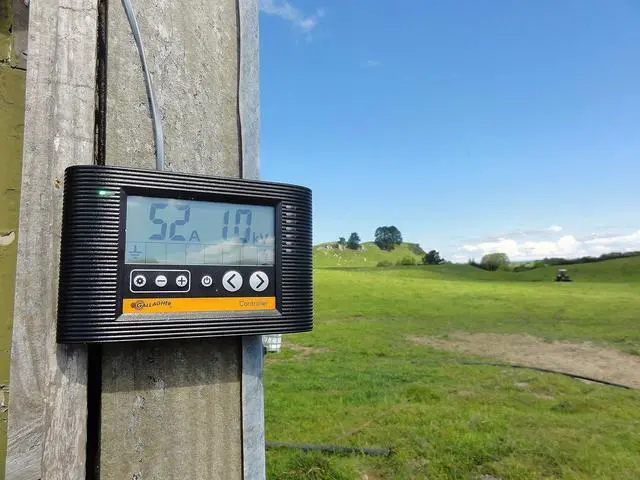 Alt view image 2 of 2 - Gallagher M10,000i Mains Electric Fence Energizer | 100 Joule High-Power Fence Charger for Large Ranches & Permanent Fencing | iSeries Remote Monitoring Compatible | 110V Plug-in