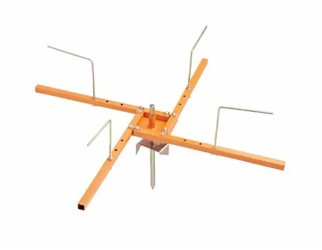 Main image of Heavy-Duty Spinning Jenny Wire Dispenser for Electric Fencing - Accommodates Up to 100 lb Rolls - Easy Assembly with Built-in Brake