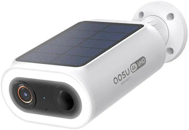 Main image of aosu SolarCam P1 Max, 4K Solar Security Camera Wireless Outdoor, Integrated Solar Powered, AI Perimeter Detection for Home Security, Color Night Vision, Easy to Install, No Subscription Required