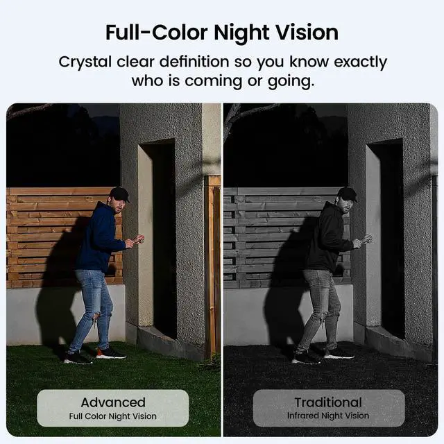 Alt view image 6 of 7 - aosu SolarCam P1 Max, 4K Solar Security Camera Wireless Outdoor, Integrated Solar Powered, AI Perimeter Detection for Home Security, Color Night Vision, Easy to Install, No Subscription Required