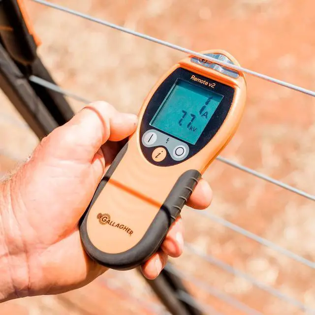 Alt view image 2 of 5 - Gallagher i Series Fence Remote & Fault Finder - Electric Fence Tester with Remote Control, Up to 15 kV, Water Resistant Design, Compatible with i Series & MX7500 Energizers - 9V Battery Included