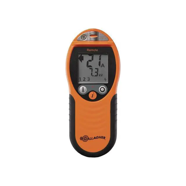 Alt view image 3 of 5 - Gallagher i Series Fence Remote & Fault Finder - Electric Fence Tester with Remote Control, Up to 15 kV, Water Resistant Design, Compatible with i Series & MX7500 Energizers - 9V Battery Included