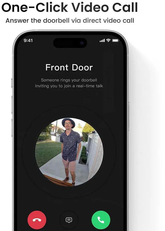 Alt view image 7 of 7 - AOSU Outdoor Security Bundle 6-Cam Wireless Solar Camera Kit with 360° Pan-Tilt + Smart Wireless Video Doorbell with Head-to-Toe View, Package Detection, No Subscription, Works with Alexa & Google A