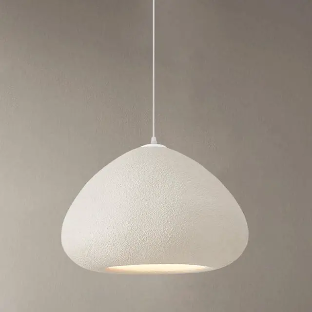 Main image of Wabi-Sabi Style Modern Pendant Light Polystyrene Bird Nest Shape Hanging Light Adjustable E26 Ceiling Pendant Lamp for Dining Room Hallway Bedroom Foyer Living Room Kitchen