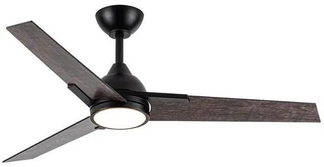 Main image of 52 Inch Ceiling Fans with Lights and Remote 3-Blade American Ceiling Fan with Lights 2 Downrods Reversible 6 Speeds 3 Colors Dimmable for Bedroom Dining Room Kids Room