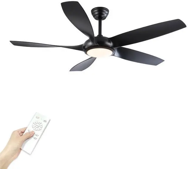 Main image of 56 Inch Ceiling Fans with Lights and Remote Control 3 Blades Smart Ceiling Fans, 6 Speeds, 3CCT, Quiet Reversible Motor, Large Modern Ceiling Fan with Light for Bedroom Living Room Patio