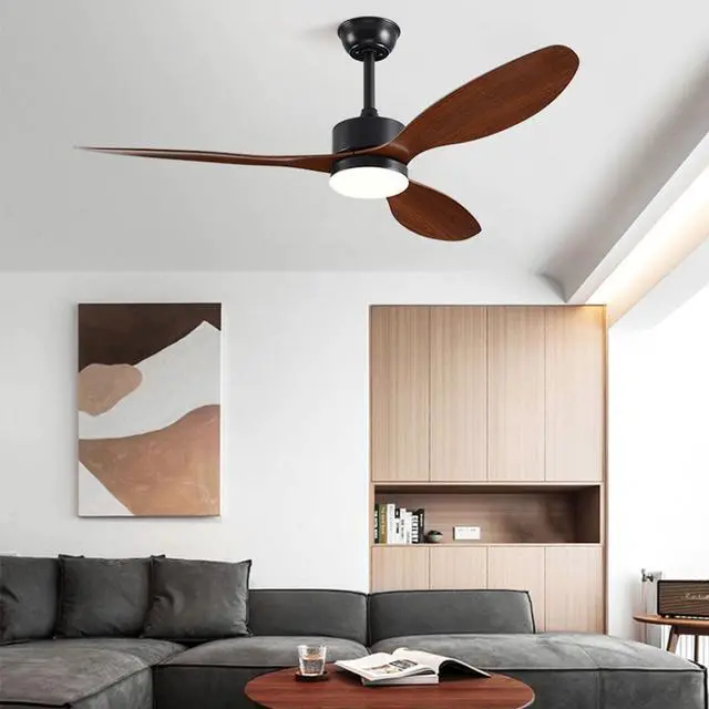 Alt view image 2 of 7 - LED Modern Ceiling Fans with Lights 42 Inch Ceiling Fan with Lights and Remote Reversible DC Motor, 3 Blades, 6 Speeds, 3CCT, Dimmable Indoor Ceiling Fans for Bedroom Living Room Kitchen