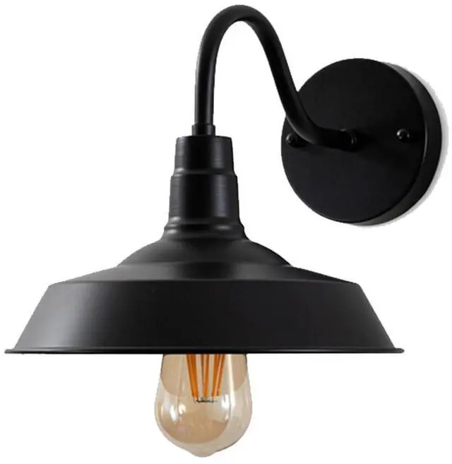 Main image of Industry Retro Outdoor Wall Lights 10.2 Inch Industry Porch Lights Black Exterior Waterproof Wall Sconce Wall Mount Vintage Outdoor Wall Lamp for Garage Patio Doorway