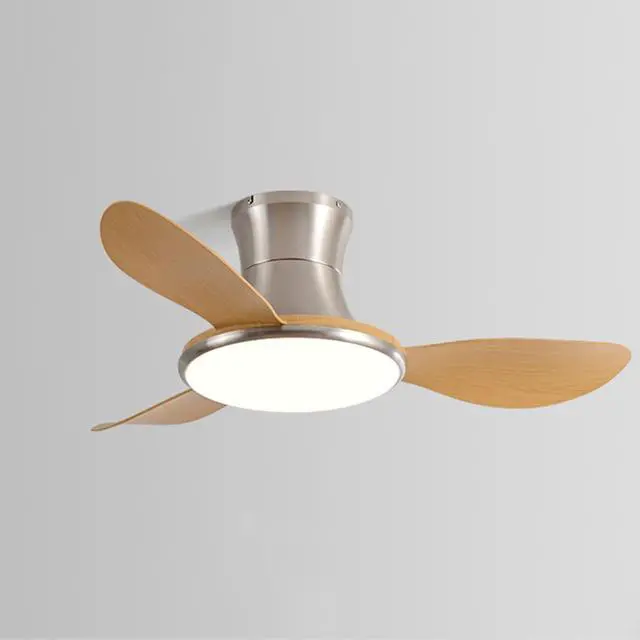 Main image of Flush Mount Ceiling Fan with Lights 36 inch Ceiling Fan With Light and Remote 6 Speed 3 Color Noiseless Low Profile Ceiling Fans for Indoor Farmhouse Bedroom Living Room Outdoor Patio Porch
