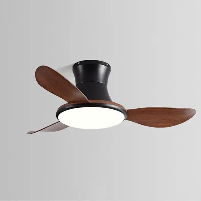 Main image of Flush Mount Ceiling Fan with Lights 36 inch Ceiling Fan With Light and Remote 6 Speed 3 Color Noiseless Low Profile Ceiling Fans for Indoor Farmhouse Bedroom Living Room Outdoor Patio Porch