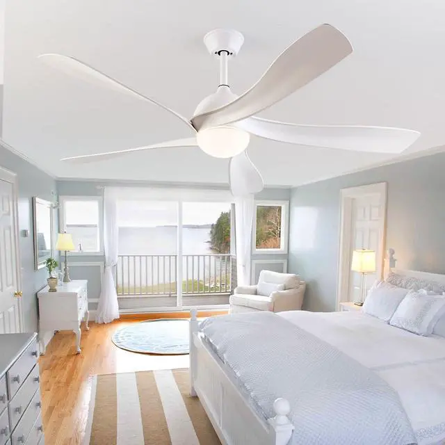 Alt view image 3 of 7 - Ceiling Fans with Lights Remote Control 56" Modern LED Ceiling Fan with Lights Reversible DC Motor, Dimmable 3CCT Quiet Ceiling Fan for Covered Patios Living Room