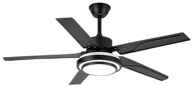 Main image of 42 inch Modern Ceiling Fans with Light and Remote Black 5-Blade Indoor Ceiling Fans with Lights Reversible DC Motor 3 CCT Dimmable LED Ceiling Fans for Bedroom Living Room Patio