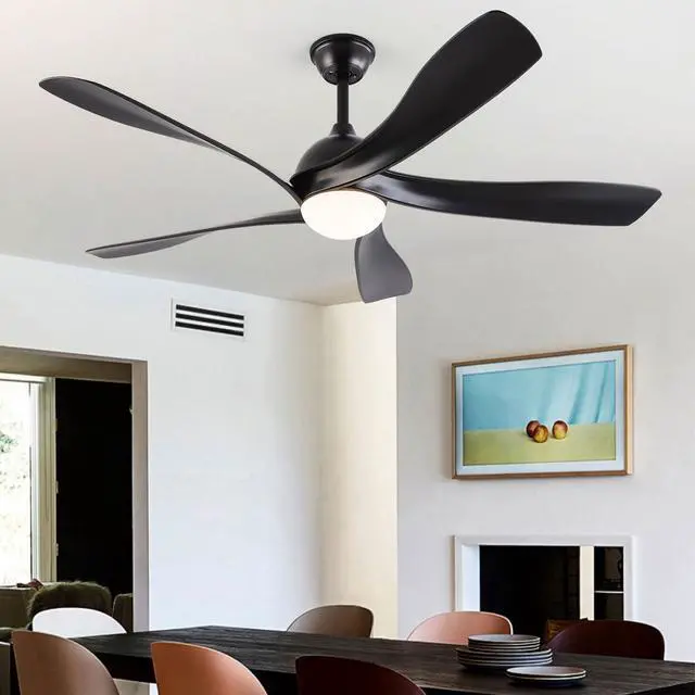 Alt view image 3 of 7 - Ceiling Fans with Lights Remote Control 56" Modern LED Ceiling Fan with Lights Reversible DC Motor, Dimmable 3CCT Quiet Ceiling Fan for Covered Patios Living Room