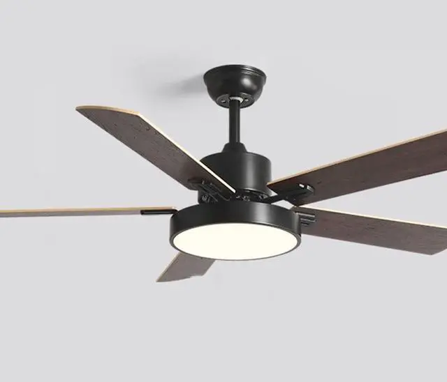 Main image of 42 Inch Modern Flush Mount Ceiling Fan with Lights and Remote LED Mute Outdoor Ceiling Fan 3 Speed 3 Color Dimmable Smart Fan Light for Bedroom Living Room