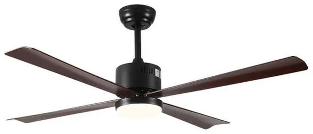Main image of 52" Ceiling Fan with Lights Black Modern Ceiling Fans with Remote Reversible, 3CCT Dimmable, 6 speeds, Large Smart Ceiling Fan with Lights for Bedroom Living Room Porch