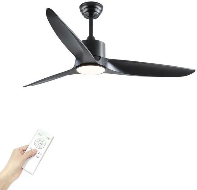 Main image of Ceiling Fans With Lights 52 Inch Ceiling Fan With Lights And Remote Dimmable, Reversible, Quiet Motor, 6 Speed Ceiling Fan for Indoor Living Room Bedroom Patios Dining Room