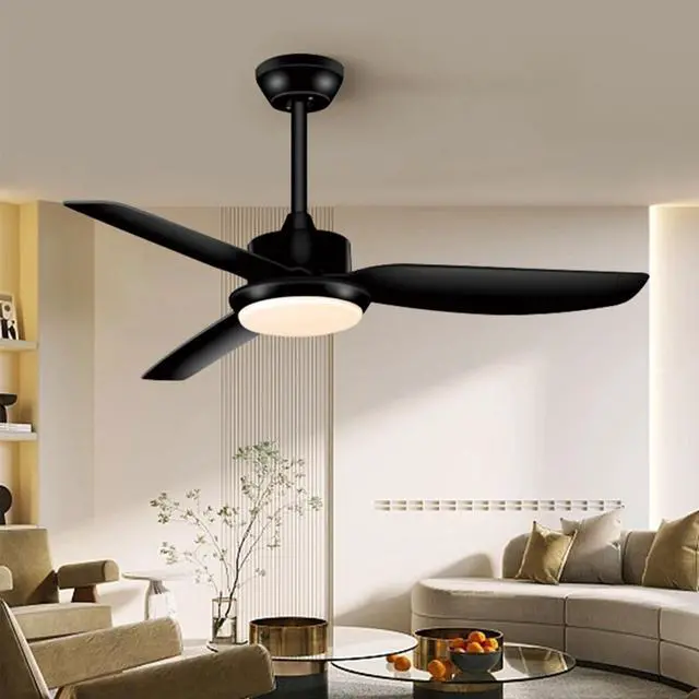 Alt view image 5 of 7 - Modern Ceiling Fans with Lights 46 inch Ceiling Fan with Light and Remote 6 Speeds, 3CCT, Dimmable, Reversible, Quiet, LED Ceiling Fan Light for Bedroom Living Room Indoor