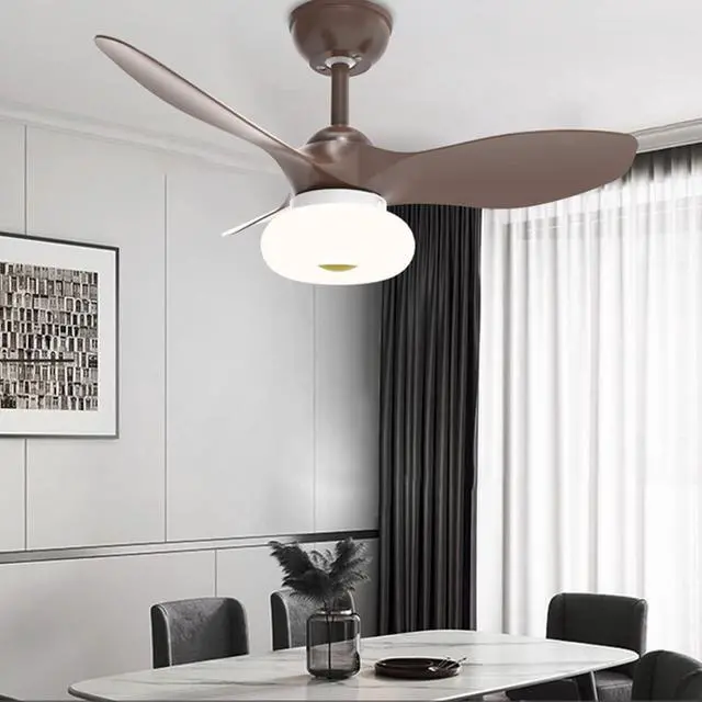 Alt view image 2 of 5 - 32 Inch Ceiling Fan with Lights and Remote Modern Low Profile Ceiling Fan with Light LED 3 Color Dimmable Bedroom Ceiling Fan Outdoor Ceiling Fans for Patios with Light