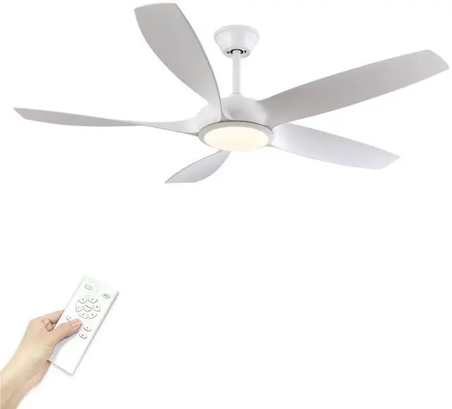 Main image of 56 Inch Ceiling Fans with Lights and Remote Control 3 Blades Smart Ceiling Fans, 6 Speeds, 3CCT, Quiet Reversible Motor, Large Modern Ceiling Fan with Light for Bedroom Living Room Patio