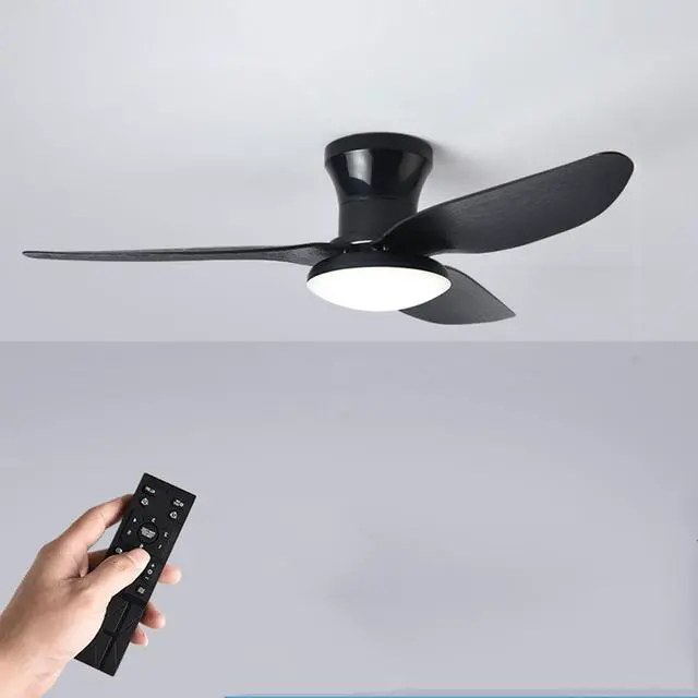 Main image of 40 inch Ceiling Fan with Lights Flush Mount ceiling fan with light and remote Reversible 6 speeds Modern Ceiling Fan Mute Ceiling Fan with Lights for Bedroom Living Room Kids Room