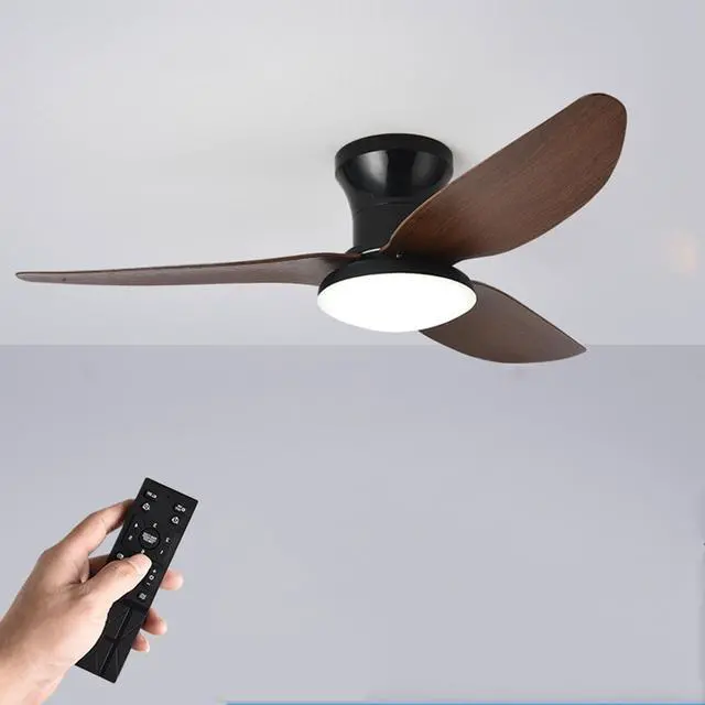 Main image of 40 inch Ceiling Fan with Lights Flush Mount ceiling fan with light and remote Reversible 6 speeds Modern Ceiling Fan Mute Ceiling Fan with Lights for Bedroom Living Room Kids Room