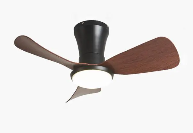 Main image of 27 inch Flush Mount Ceiling Fans with Lights Small Ceiling Fan with Light and Remote 3CCT Dimmable Low Profile Ceiling Fans with Light for Bedroom Kitchen,Reversible