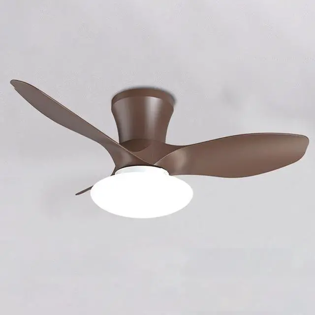Main image of Modern Remote Ceiling Fan with Lights Simple 32 Inch Small Ceiling Fan with Light LED Smart Dimmable Fan Light Flush Mount Indoor Low Profile Ceiling Fan with Light