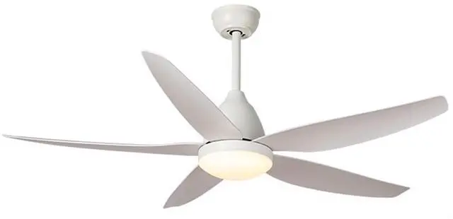 Main image of 52 inch Indoor/Outdoor Ceiling Fans with Lights and Remote Modern LED Smart Ceiling Fan 3-Color Light 6-Speed Timing Reversible DC Motor for Bedroom Living Room Dining Room Patio
