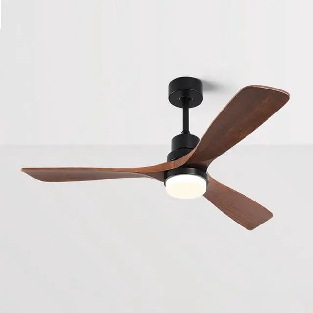 Main image of Wood Ceiling Fan with Lights Industrial Retro 42 inch Ceiling Fan with Light and Remote 3 Color Dimmable, Reversible Mute Farmhouse Ceiling Fan Outdoor Ceiling Fans for patios with Light
