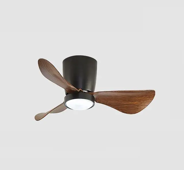Main image of Simple 24 Inch Ceiling Fan with Lights Flush Mount Modern Ceiling Fan Light Ceiling Fans with Lights and Remote Low Profile Dimmable Ceiling Fans with Lights for Bedroom