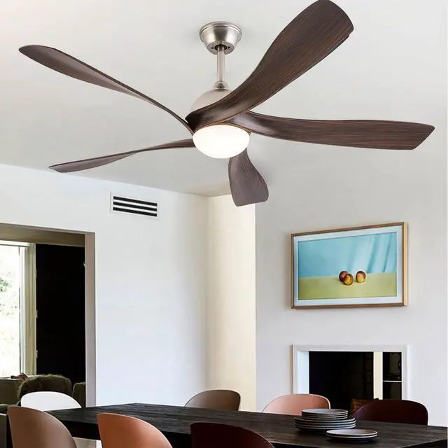 Alt view image 3 of 7 - Ceiling Fans with Lights Remote Control 56" Modern LED Ceiling Fan with Lights Reversible DC Motor, Dimmable 3CCT Quiet Ceiling Fan for Covered Patios Living Room