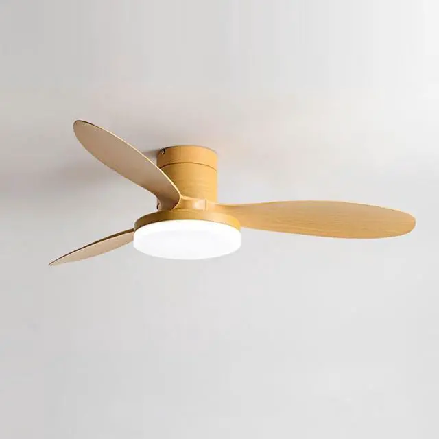 Main image of Flush Mount 42 inch Ceiling Fan with Lights, Low Profile Ceiling Fan with Light and Remote, Reversible Quiet DC Motor, 6 Speed, Dimmable Modern Ceiling Fans for Bedroom/Farmhouse/Patio/Indoor